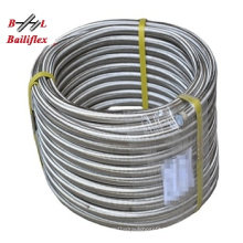 high quality high pressure stainless steel wire braid PTFE hose